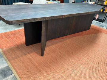 Table / Bur Déstructurée en Douglas Bois Debout 3m x 1m x 77 