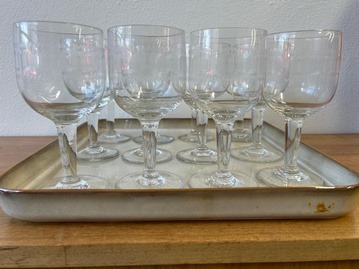 12 Verres Anciens